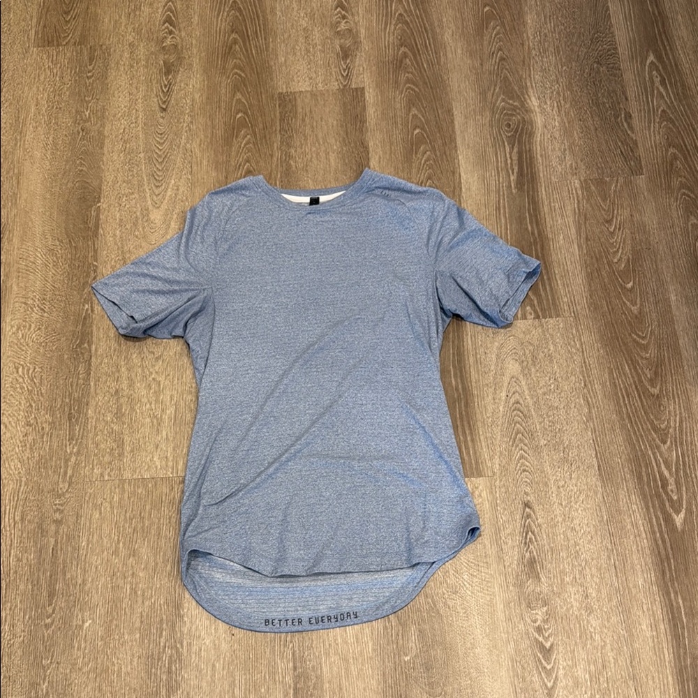 Blue Lululemon Short Sleeve T-Shirt